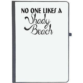                       UDNAG Ruled Notebook Diary 'Beach | no one likes a shady beach', [A5 80Pages 80GSM]                                              