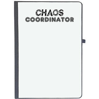                       UDNAG Ruled Notebook Diary 'Coordinator | chaos coordinator', [A5 80Pages 80GSM]                                              