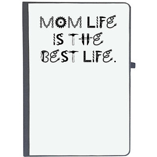                       UDNAG Ruled Notebook Diary 'Mother | mom life is the best life', [A5 80Pages 80GSM]                                              