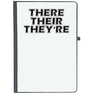                       UDNAG Ruled Notebook Diary '| there their they're', [A5 80Pages 80GSM]                                              