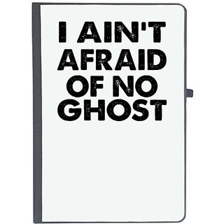                       UDNAG Ruled Notebook Diary 'Ghost | i ain't afraid of no', [A5 80Pages 80GSM]                                              