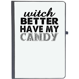                       UDNAG Ruled Notebook Diary 'Candy | witch better have my candy copy', [A5 80Pages 80GSM]                                              