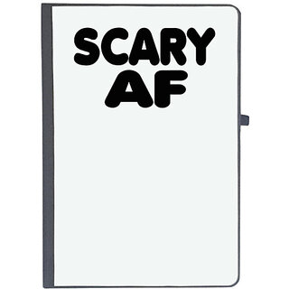                       UDNAG Ruled Notebook Diary 'Scary | scary af', [A5 80Pages 80GSM]                                              