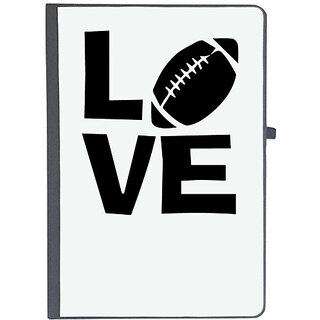                       UDNAG Ruled Notebook Diary 'Football | love', [A5 80Pages 80GSM]                                              