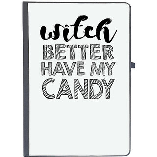                       UDNAG Ruled Notebook Diary 'Candy | witch better have my candy', [A5 80Pages 80GSM]                                              
