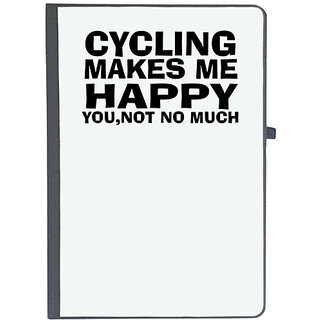                       UDNAG Ruled Notebook Diary 'Cycling | cycling makes me', [A5 80Pages 80GSM]                                              