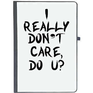                       UDNAG Ruled Notebook Diary 'Care | i really don't care do u', [A5 80Pages 80GSM]                                              