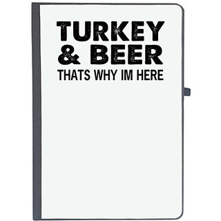                       UDNAG Ruled Notebook Diary 'Beer | turkey & beer', [A5 80Pages 80GSM]                                              