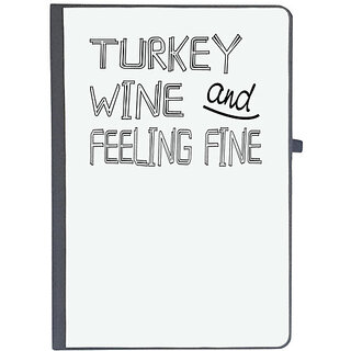                       UDNAG Ruled Notebook Diary 'Wine | turkey wine and feeling', [A5 80Pages 80GSM]                                              