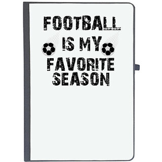                       UDNAG Ruled Notebook Diary 'Football | football is my favorite', [A5 80Pages 80GSM]                                              