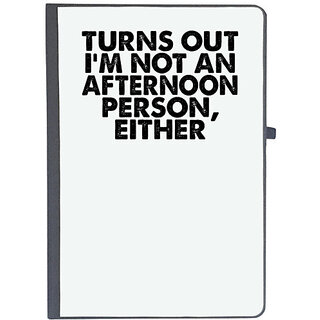                       UDNAG Ruled Notebook Diary 'Person | turns out i'm not an', [A5 80Pages 80GSM]                                              