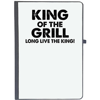                       UDNAG Ruled Notebook Diary 'King | king of the grill', [A5 80Pages 80GSM]                                              