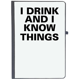                       UDNAG Ruled Notebook Diary 'Beer | i drink and i', [A5 80Pages 80GSM]                                              