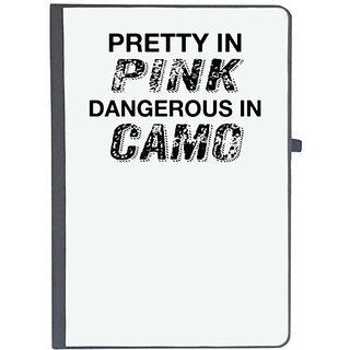                       UDNAG Ruled Notebook Diary 'Pink | pretty in pink', [A5 80Pages 80GSM]                                              