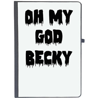                       UDNAG Ruled Notebook Diary '| oh my  becky copy', [A5 80Pages 80GSM]                                              