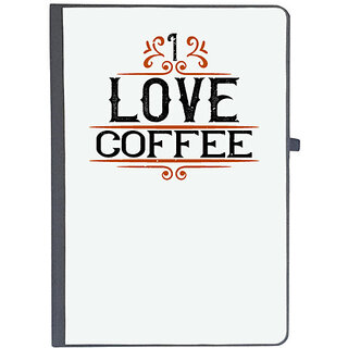                       UDNAG Ruled Notebook Diary 'Coffee | I love coffee', [A5 80Pages 80GSM]                                              