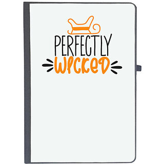                       UDNAG Ruled Notebook Diary 'Halloween | perfectly wiked', [A5 80Pages 80GSM]                                              