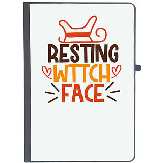                       UDNAG Ruled Notebook Diary 'Halloween | resting', [A5 80Pages 80GSM]                                              