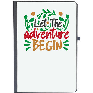                       UDNAG Ruled Notebook Diary 'Christmas | let the adventure begin', [A5 80Pages 80GSM]                                              