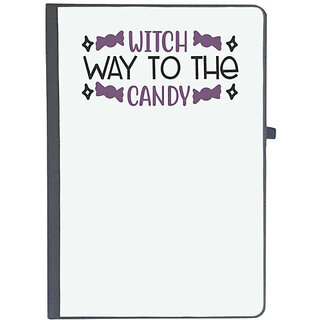                       UDNAG Ruled Notebook Diary 'Halloween | Witch Way to the candy copy', [A5 80Pages 80GSM]                                              