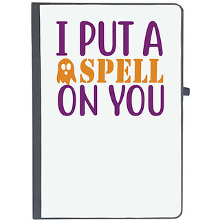                       UDNAG Ruled Notebook Diary 'Halloween | I put a spell on you copy', [A5 80Pages 80GSM]                                              