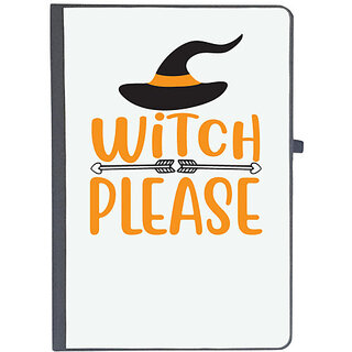                       UDNAG Ruled Notebook Diary 'Halloween | Witch Please', [A5 80Pages 80GSM]                                              