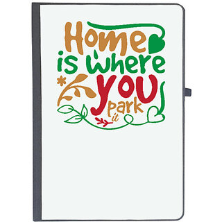                       UDNAG Ruled Notebook Diary 'Christmas | home is where you', [A5 80Pages 80GSM]                                              