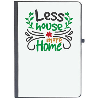                       UDNAG Ruled Notebook Diary 'Christmas | less house more home', [A5 80Pages 80GSM]                                              