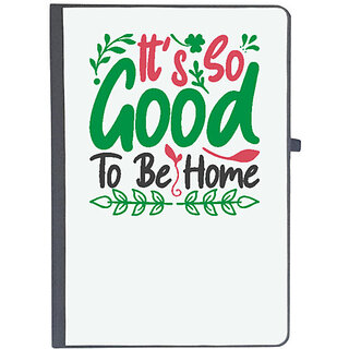                       UDNAG Ruled Notebook Diary 'Christmas | it's so to be home', [A5 80Pages 80GSM]                                              