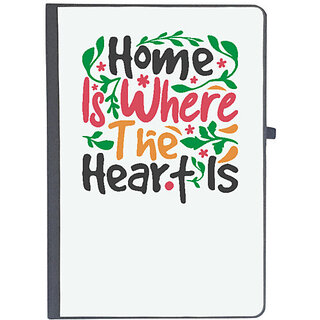                       UDNAG Ruled Notebook Diary 'Christmas | home is where the heart is', [A5 80Pages 80GSM]                                              