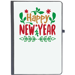                       UDNAG Ruled Notebook Diary 'Christmas | happy new year copy', [A5 80Pages 80GSM]                                              