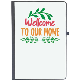                       UDNAG Ruled Notebook Diary 'Christmas | wellcome to our home', [A5 80Pages 80GSM]                                              
