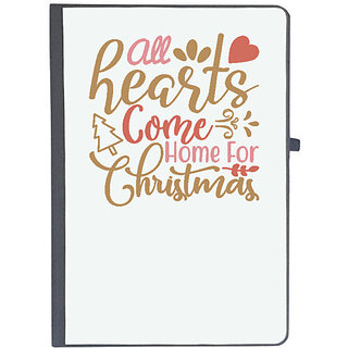                       UDNAG Ruled Notebook Diary 'Christmas | all hearts come home for christmas', [A5 80Pages 80GSM]                                              