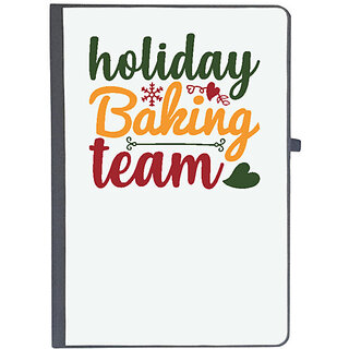                       UDNAG Ruled Notebook Diary 'Christmas | holiday baking team', [A5 80Pages 80GSM]                                              