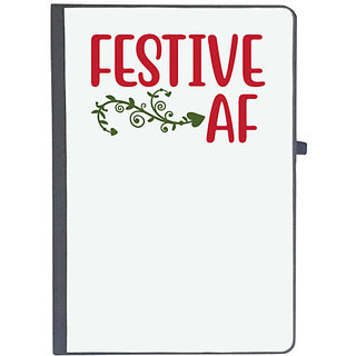                       UDNAG Ruled Notebook Diary 'Christmas | Festive af', [A5 80Pages 80GSM]                                              
