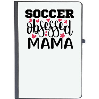                       UDNAG Ruled Notebook Diary 'Soccer | socceee obsessed mama', [A5 80Pages 80GSM]                                              