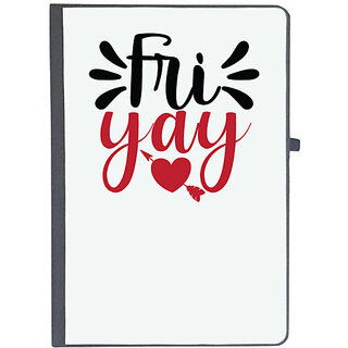                       UDNAG Ruled Notebook Diary 'Christmas | fri yay', [A5 80Pages 80GSM]                                              