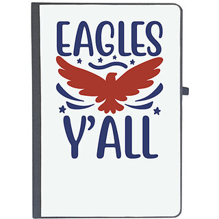                       UDNAG Ruled Notebook Diary 'Christmas | Eagles y'all', [A5 80Pages 80GSM]                                              