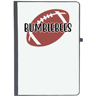                       UDNAG Ruled Notebook Diary 'Football | Bumblebees', [A5 80Pages 80GSM]                                              