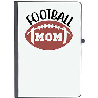                       UDNAG Ruled Notebook Diary 'Football | Football mom copy 2', [A5 80Pages 80GSM]                                              