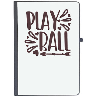                       UDNAG Ruled Notebook Diary 'Ball | Playball3', [A5 80Pages 80GSM]                                              
