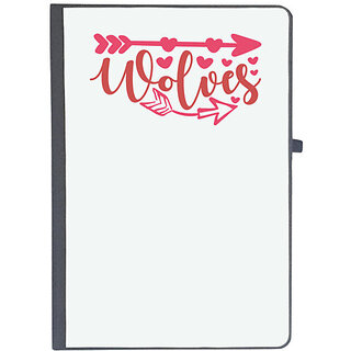                       UDNAG Ruled Notebook Diary 'Christmas | wolves', [A5 80Pages 80GSM]                                              