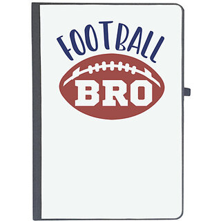                       UDNAG Ruled Notebook Diary 'Football | Football bro', [A5 80Pages 80GSM]                                              