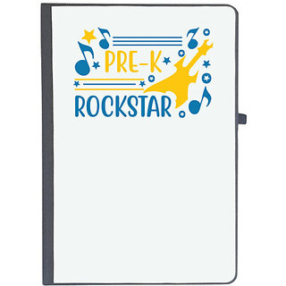                       UDNAG Ruled Notebook Diary 'Student teacher | Pre-k rockstar', [A5 80Pages 80GSM]                                              