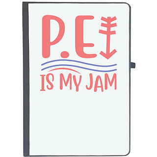                       UDNAG Ruled Notebook Diary 'Student teacher | P.E IS MY JAM', [A5 80Pages 80GSM]                                              