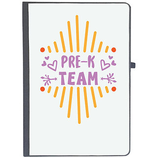                      UDNAG Ruled Notebook Diary 'Student teacher | Pre-k team', [A5 80Pages 80GSM]                                              