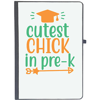                       UDNAG Ruled Notebook Diary 'Student teacher | cutest chick in pre-k', [A5 80Pages 80GSM]                                              