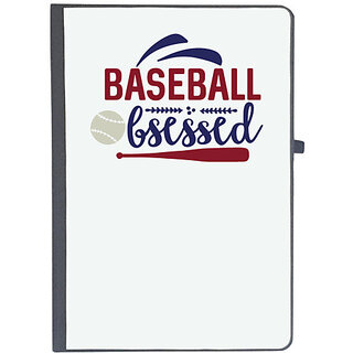                       UDNAG Ruled Notebook Diary 'Baseball | Baseball obsessed', [A5 80Pages 80GSM]                                              