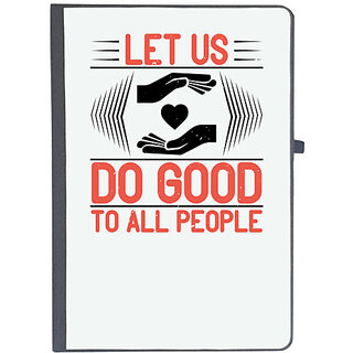                       UDNAG Ruled Notebook Diary 'Volunteers | Let us do good to all people', [A5 80Pages 80GSM]                                              