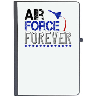                       UDNAG Ruled Notebook Diary 'Airforce | air force forever', [A5 80Pages 80GSM]                                              